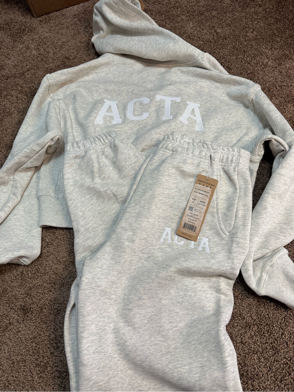 ACTA Heather Gray Lounge Set - XS - S/M